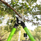 Greenhaus Gardening 2-Piece Bypass Pruner & Lopper Set with Heat-Treated Steel Blades