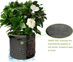 Greenhaus Gardening Reinforced Fabric Grow Bags for Vegetables and Flowers