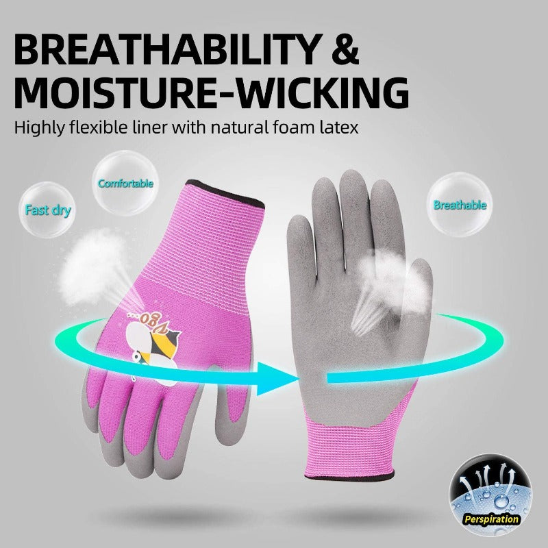 Greenhaus Gardening Lightweight Gardening Gloves for Kids