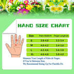 Greenhaus Gardening Adjustable Cuff Pruning Gloves for Yard Work