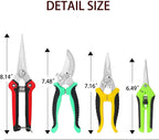 Greenhaus Gardening Professional Bypass Pruning Shears with Stainless Steel Blades