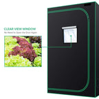 Greenhaus Gardening Indoor Growing Tent with Metal Frame Support