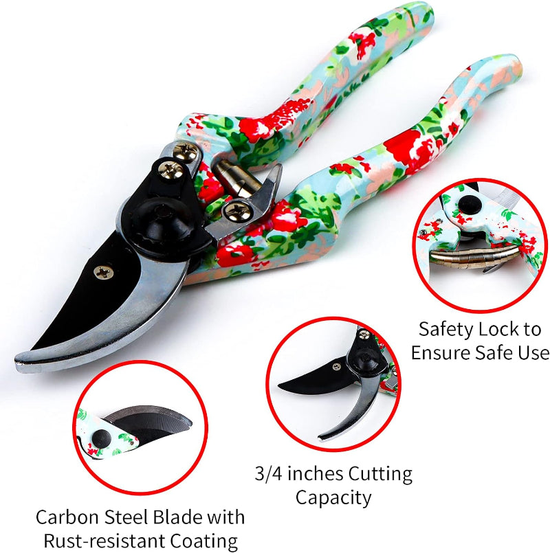 Greenhaus Gardening 11-Piece Floral Gardening Kit for Plant Care