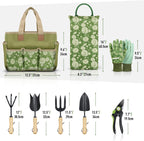 Greenhaus Gardening Garden Tools Set with Kneeling Pad and Gloves