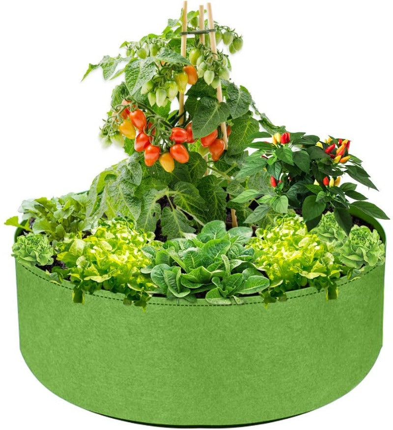 Greenhaus Gardening Breathable Non-Woven Raised Bed for Small Spaces