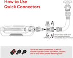Greenhaus Gardening Oscillating Lawn Sprinkler with 16 Precision Nozzles, Covers Up to 3,600 sq. ft.
