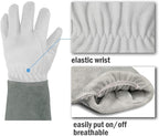 Greenhaus Gardening Adjustable Cuff Pruning Gloves for Yard Work