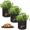 Greenhaus Gardening Foldable Garden Grow Bags for Vegetables and Storage