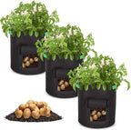 Greenhaus Gardening Foldable Garden Grow Bags for Vegetables and Storage