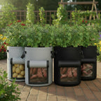 Greenhaus Gardening Heavy-Duty Fabric Grow Bags for Potatoes and Vegetables