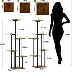 Greenhaus Gardening Indoor Plant Stand with Grow Lights