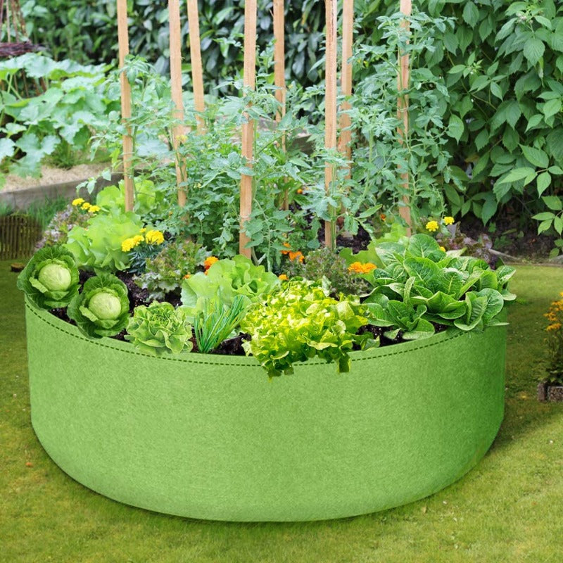 Greenhaus Gardening Breathable Non-Woven Raised Bed for Small Spaces