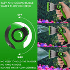 GreenHaus Gardening Heavy Duty Garden Hose with Adjustable Spray Control