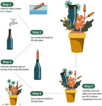 Greenhaus Gardening Slow Release Watering Stakes for Potted Plants