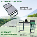GreenHaus Gardening Multi-Function Garden Seat for Planting & Weeding