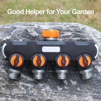 Greenhaus Gardening Garden Hose Splitter with Open-Close Valves