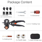 Greenhaus Gardening 2-in-1 Grafting and Pruning Tool Set for Plant Propagation