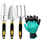 GreenHaus Gardening 4-Piece Gardening Tool Set