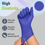 Greenhaus Gardening Disposable Nitrile Gloves for Cooking, Cleaning & Food Prep, 100 Count