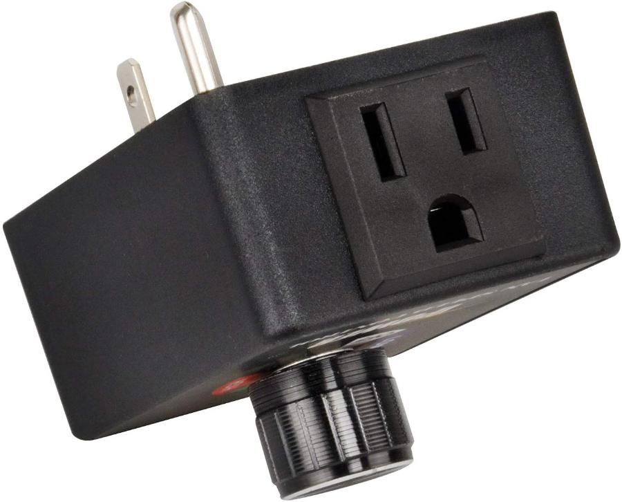 Greenhaus Gardening Variable Fan Speed Controller with Grounded Plug