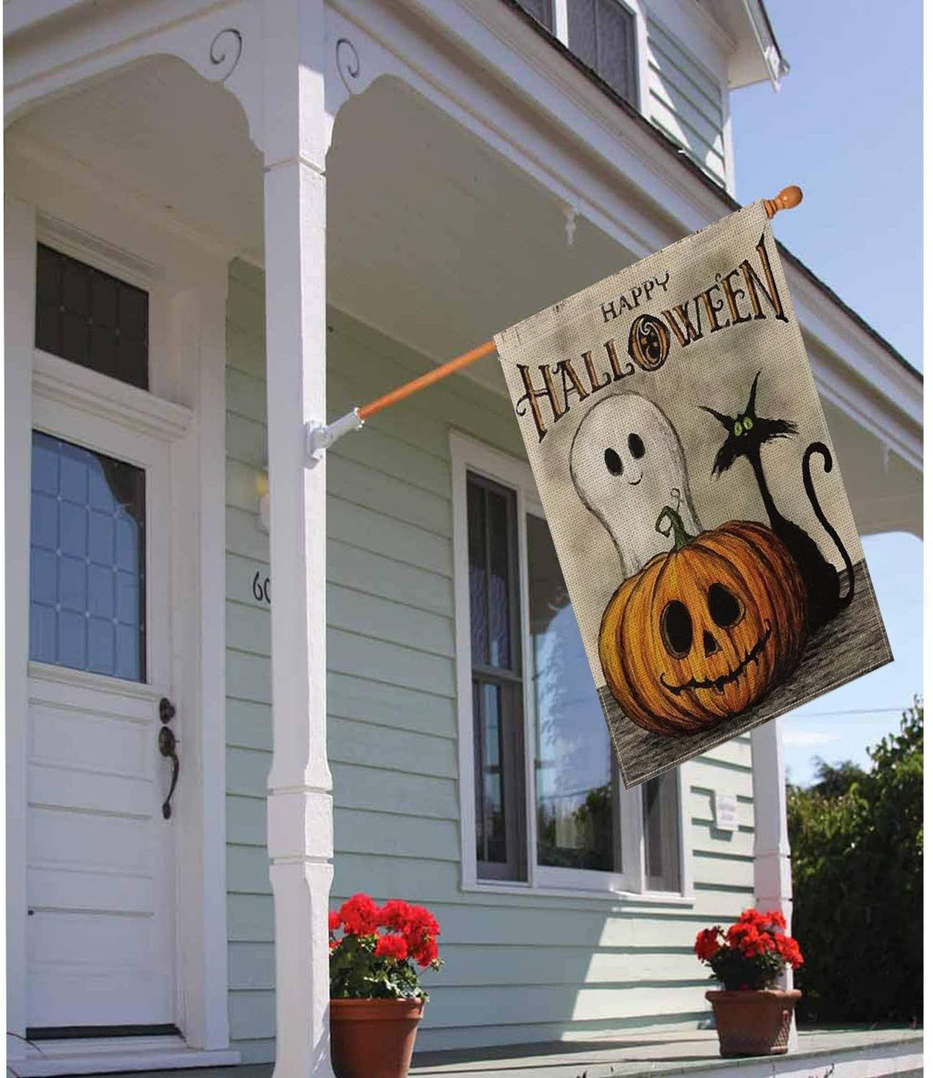 Greenhaus Gardening Halloween Vertical Garden Flag for Outdoor Décor