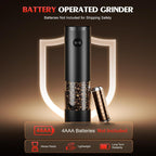 Greenhaus Gardening One-Touch Salt and Pepper Grinder Set