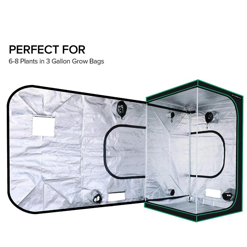 Greenhaus Gardening Indoor Growing Tent with Metal Frame Support