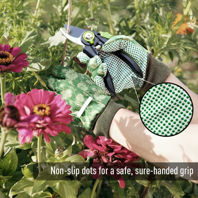 Greenhaus Gardening Garden Tools Set with Kneeling Pad and Gloves