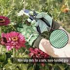 Greenhaus Gardening Garden Tools Set with Kneeling Pad and Gloves