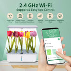 Greenhaus Gardening 14-Pod Hydroponic Herb Garden with Smart WiFi Features