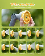 Greenhaus Gardening Adjustable Garden Hose Watering Wand with 180° Swivel Head
