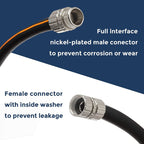 Greenhaus Gardening Heavy Duty Garden Hose with Hybrid Rubber PVC Construction