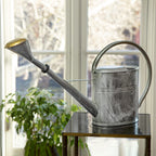 Greenhaus Gardening Watering Can – 2 Gallon Capacity with Removable Brass Rose