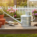 Greenhaus Gardening Metal Watering Can for Precise Plant Watering