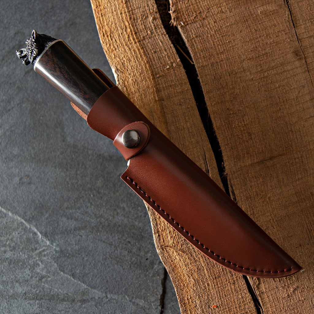 Greenhaus Gardening Nordic-Style Hunting Knife with Ebony Grip