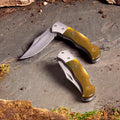Greenhaus Gardening Compact Folding Knife with Horn Handle