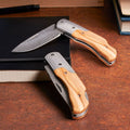 Greenhaus Gardening Olivewood Folding Knife for Everyday Carry