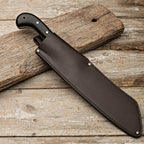 Greenhaus Gardening Short Bladed Machete with Leather Sheath