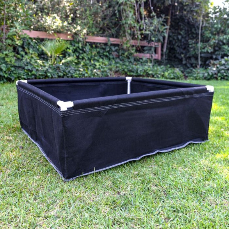Greenhaus Gardening Portable Fabric Planter Box for Herbs Vegetables and Fruits