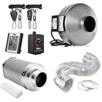 Greenhaus Gardening Grow Tent Ventilation Kit with 4-Inch Inline Fan