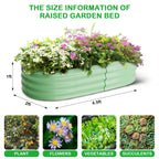Greenhaus Gardening 2-Pack 4.5 × 2 × 1 ft Galvanized Raised Garden Beds