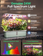 Greenhaus Gardening Indoor Herb Garden with Smart App Management