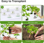 Greenhaus Gardening Indoor Hydroponic Garden with 32L Water Reservoir