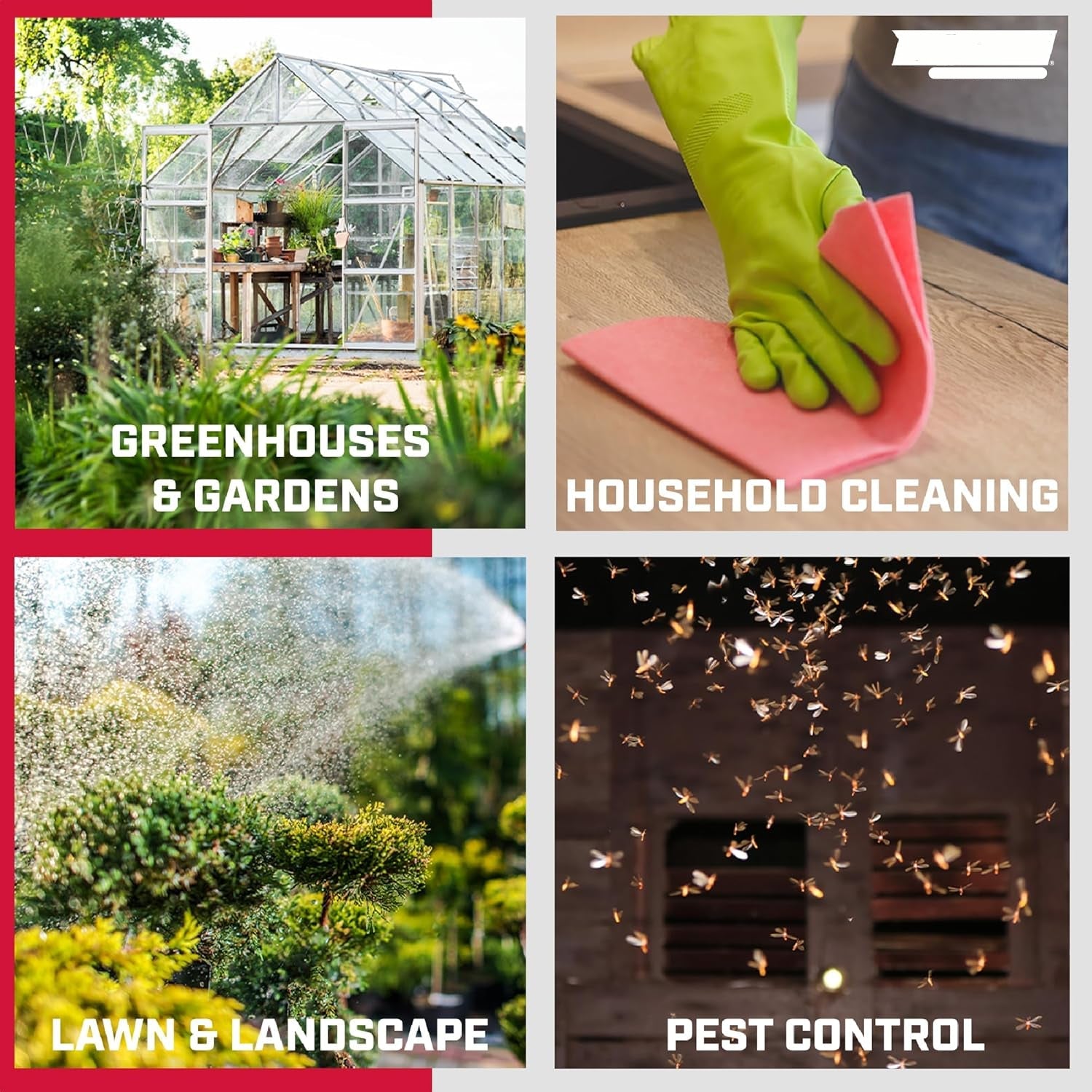 Greenhaus Gardening 48 OZ Hand Sprayer for Plants, Weeds & Garden Maintenance