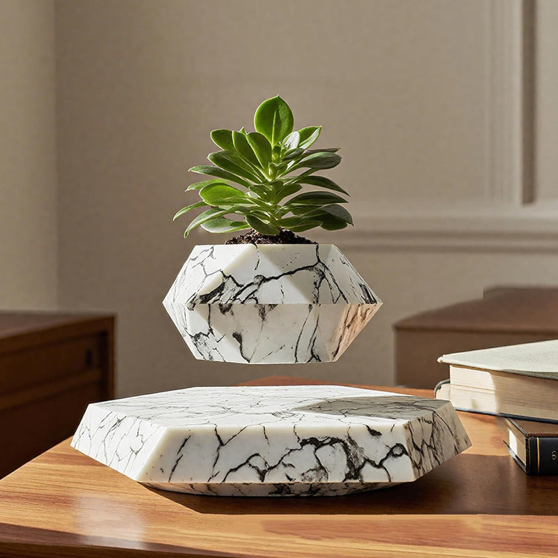 Greenhaus Gardening Floating Magnetic Planter with 360° Rotation