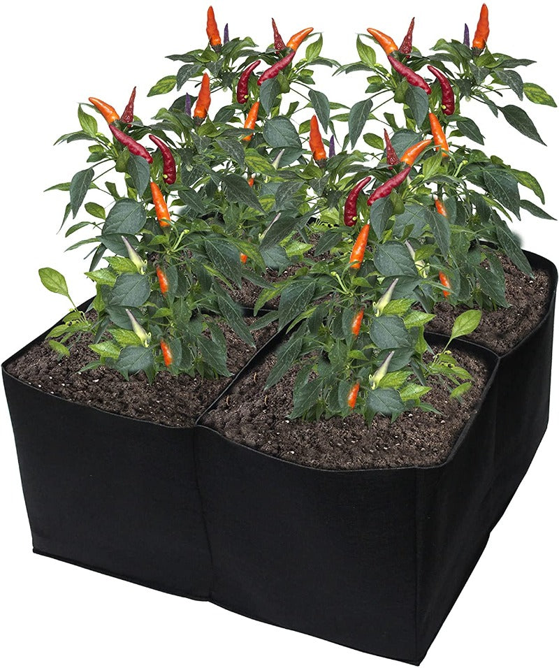 Greenhaus Gardening Breathable Non-Woven Raised Bed for Small Spaces