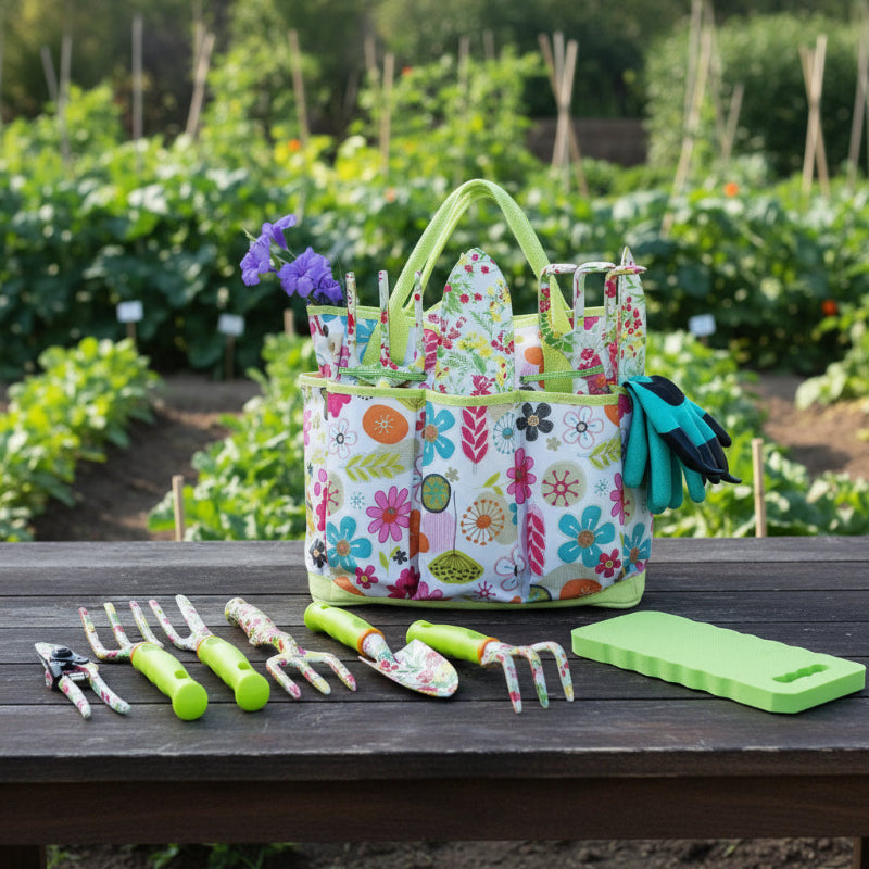 Greenhaus Gardening 11-Piece Floral Gardening Kit for Plant Care