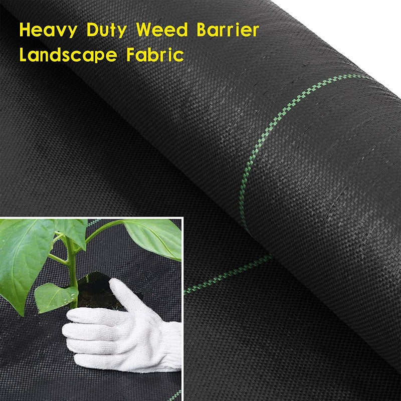 Greenhaus Gardening Breathable Landscape Fabric for Weed Suppression