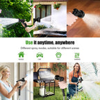 Greenhaus Gardening Heavy-Duty Stainless Steel Garden Hose with Leak-Resistant Fittings