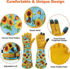 Greenhaus Gardening Heavy-Duty Gardening Gloves for Plant Care and Pruning